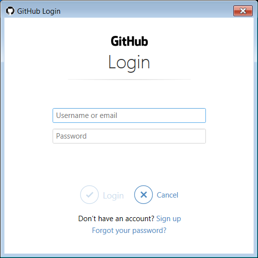 GitHub Login