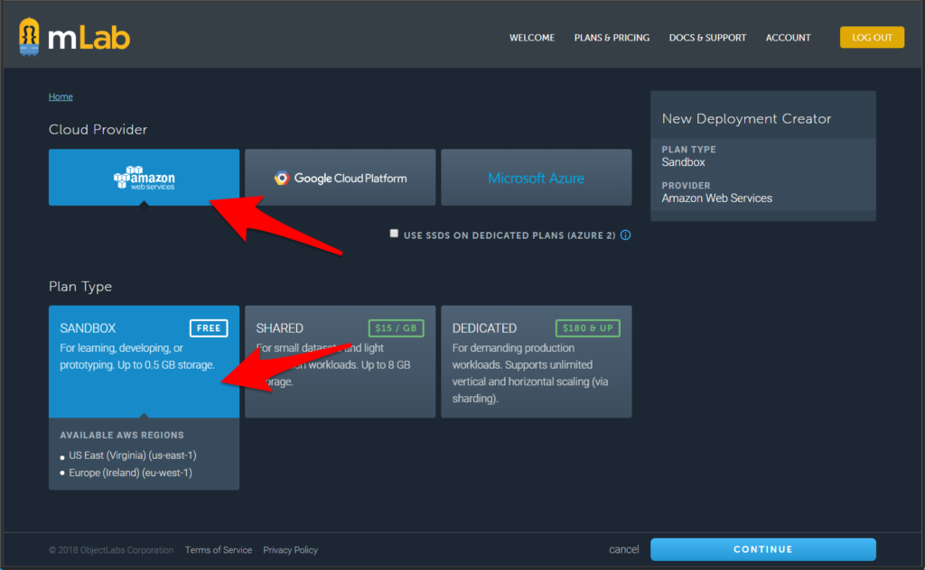 Cloud Provider Selection